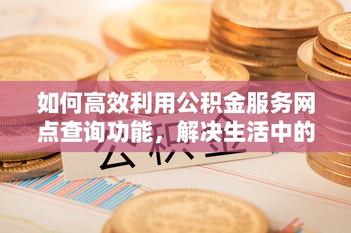 祁东如何高效利用公积金服务网点查询功能，解决生活中的资金难题