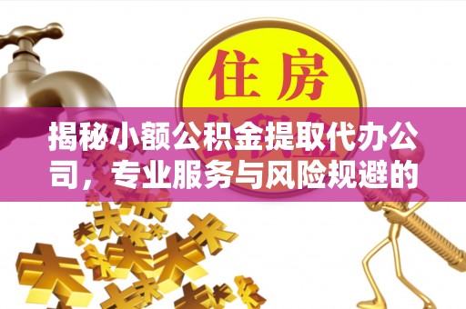 祁东揭秘小额公积金提取代办公司，专业服务与风险规避的平衡艺术