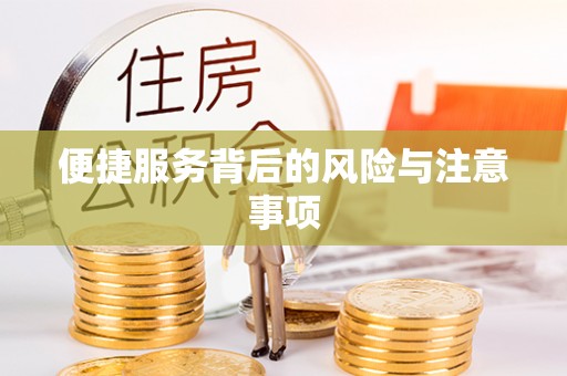 祁东便捷服务背后的风险与注意事项